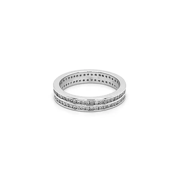 Zlatý Prsten Eternity s Diamanty