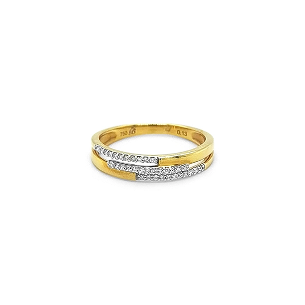 Gold Ring with Diamonds