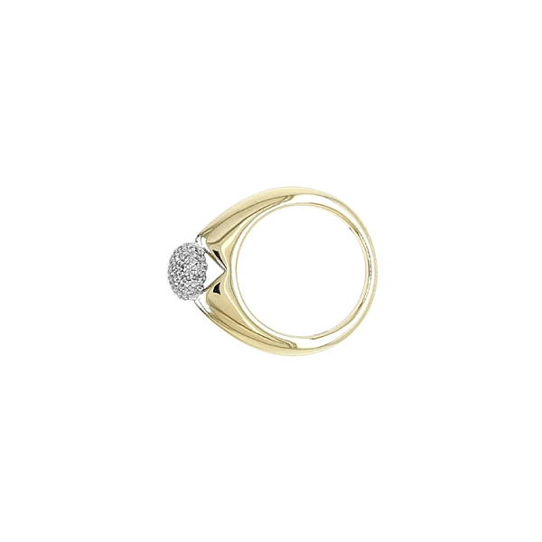 Gold Ring with Diamonds