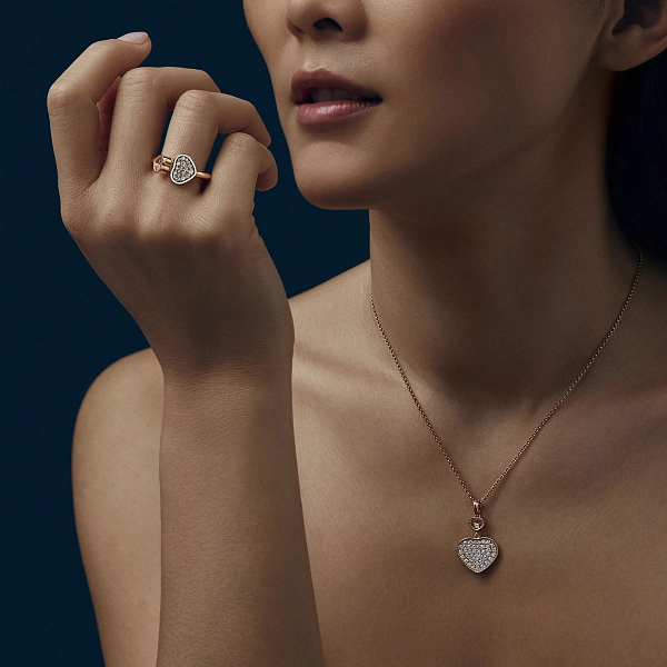 Zlatý Prsten Chopard Happy Hearts 829482-5918