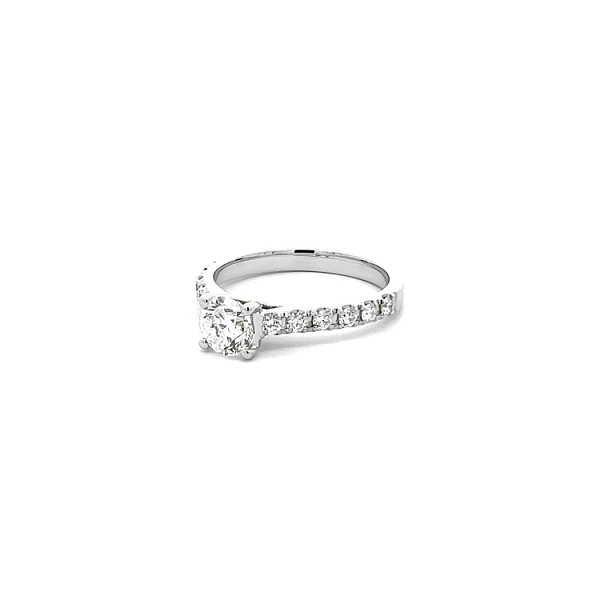 Zlatý Zásnubní Prsten Diamanty