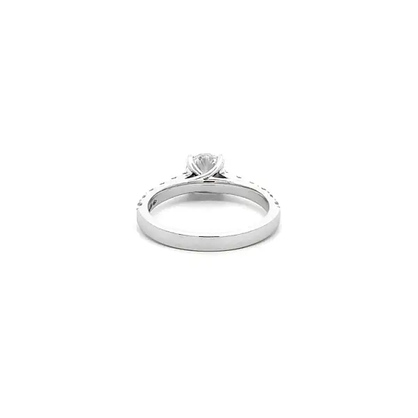 Zlatý Zásnubní Prsten Diamanty