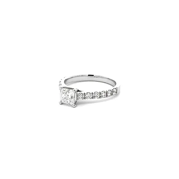 Zlatý Zásnubní Prsten Diamanty