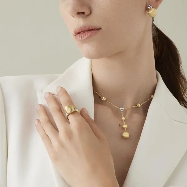 Zlatý Prsten Marco Bicego Africa AB655 B YW Q6