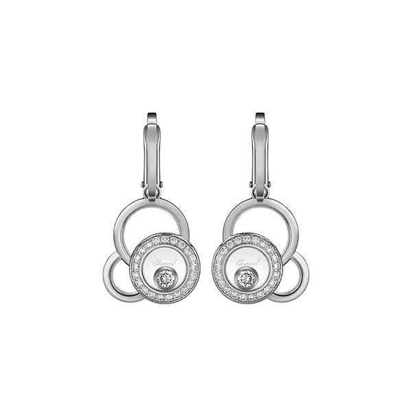 Zlaté Náušnice Chopard Happy Diamonds 839769-1002
