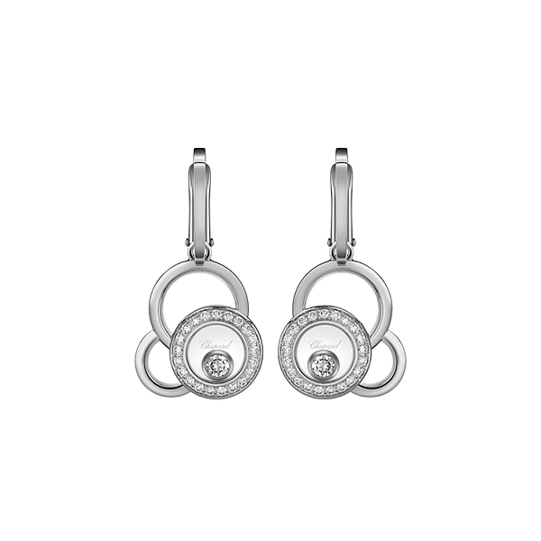 Gold Earrings Chopard Happy Diamonds 839769-1002