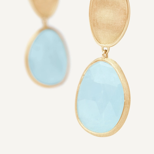Золотые серьги Marco Bicego Lunaria OB1436 AQD Y