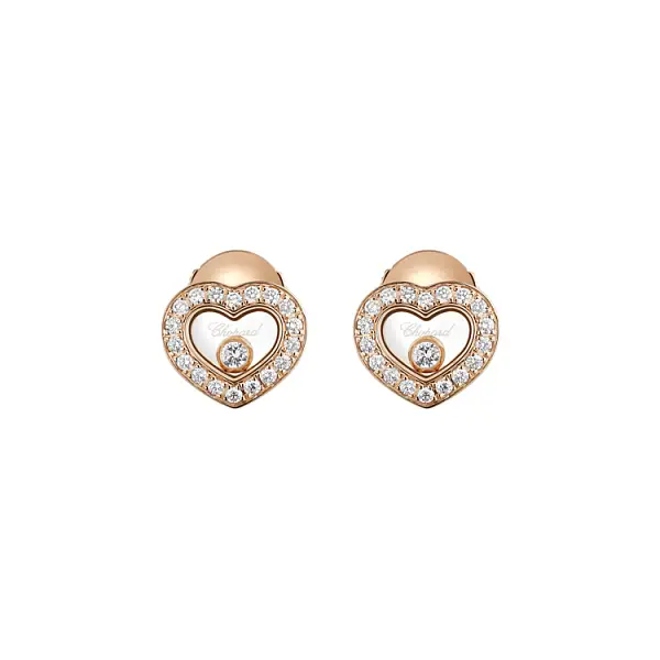 Zlaté Náušnice Chopard Happy Diamonds 83A054-5201