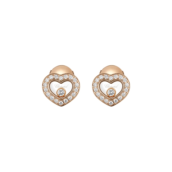 Золотые серьги Chopard Happy Diamonds 83A054-5201