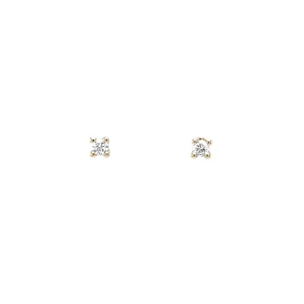 Zlaté Náušnice s Diamanty