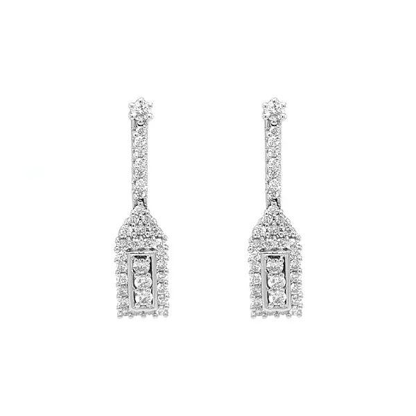 Zlaté Náušnice s Diamanty