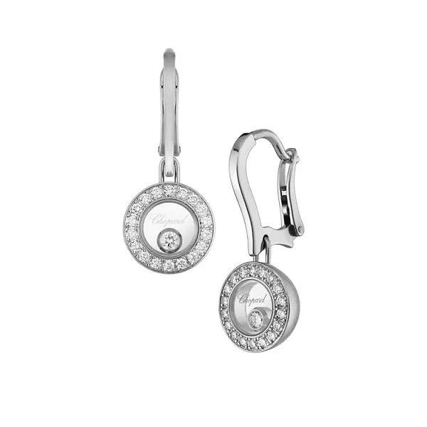Zlaté Náušnice Chopard Happy Diamonds 83A017-1401