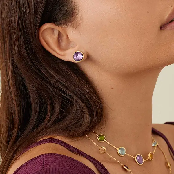 Zlaté Náušnice Marco Bicego Africa OB1739 AT01 Y