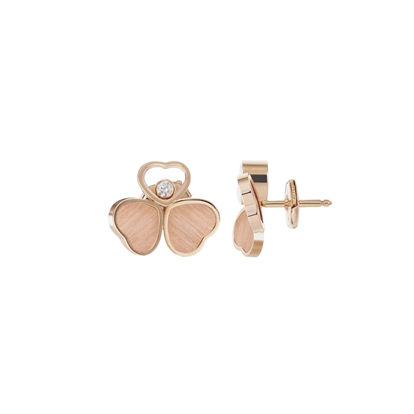 Zlaté Náušnice Chopard Happy Hearts 83A083-5701