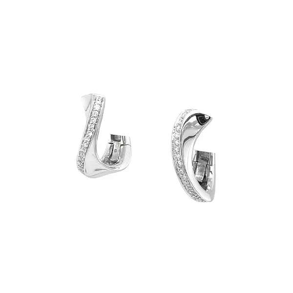 Zlaté Náušnice s Diamanty