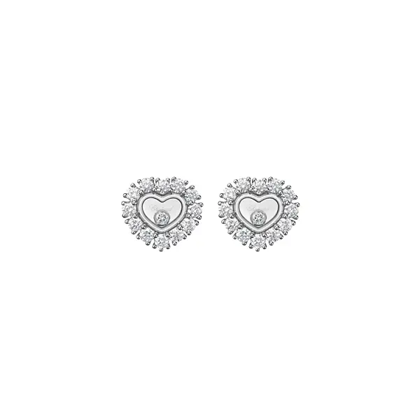 Zlaté Náušnice Chopard Happy Diamonds 83A616-1001