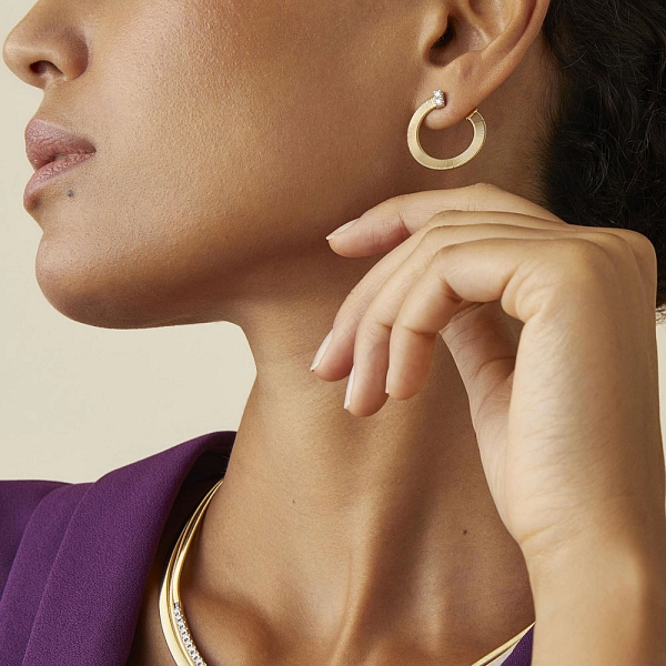 Gold Earrings Marco Bicego Masai OG376 B YW