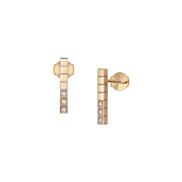 Zlaté Náušnice Chopard Ice Cube 837702-5002