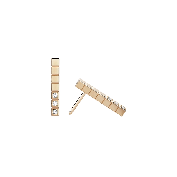 Gold Earrings Chopard Ice Cube 837702-5002