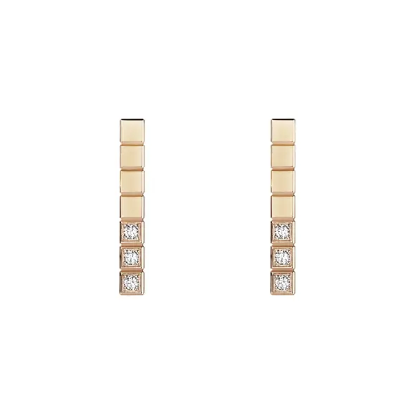 Zlaté Náušnice Chopard Ice Cube 837702-5002