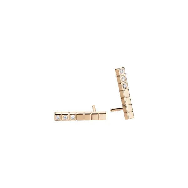 Zlaté Náušnice Chopard Ice Cube 837702-5002