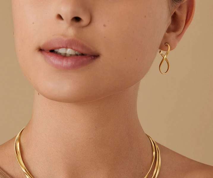 Gold Earrings Marco Bicego Marrakech OG404 Y