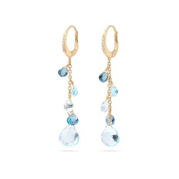 Zlaté Náušnice Marco Bicego Paradise OB1743-MB TP01 Y