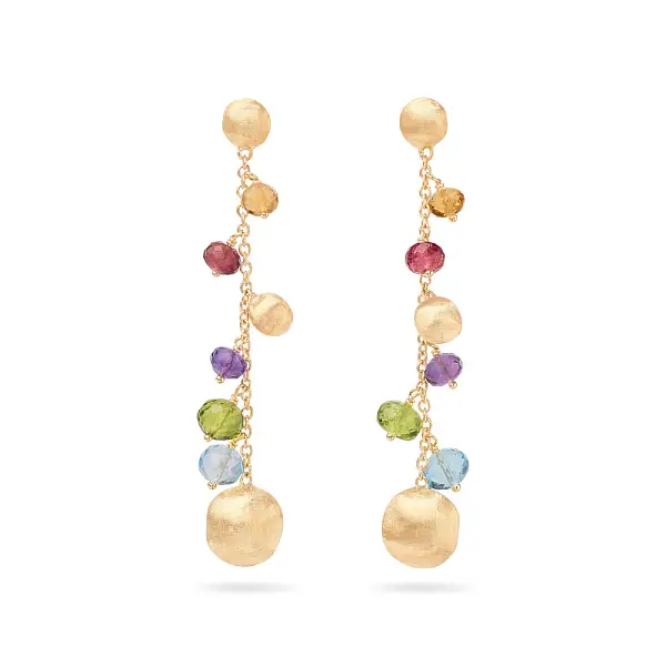 Zlaté Náušnice Marco Bicego Africa Gemstones OB1862 MIX02 Y