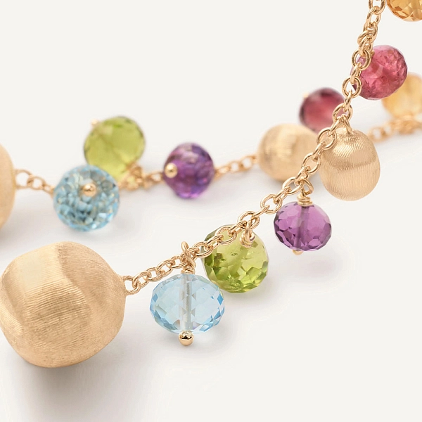 Zlaté Náušnice Marco Bicego Africa Gemstones OB1862 MIX02 Y