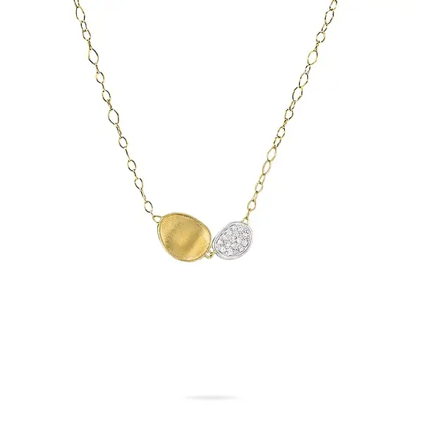 Zlatý Náhrdelník s Diamanty Marco Bicego Lunaria
