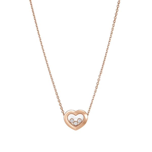 Gold Chopard Happy Diamonds Necklace 81A611-5001