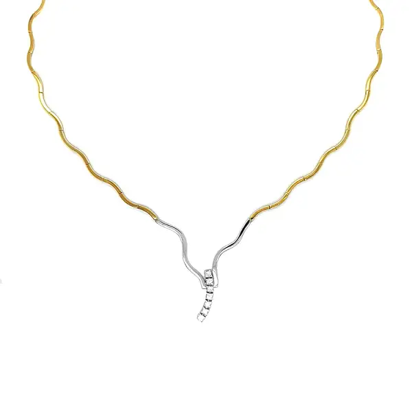 Zlatý Náhrdelník s Diamanty