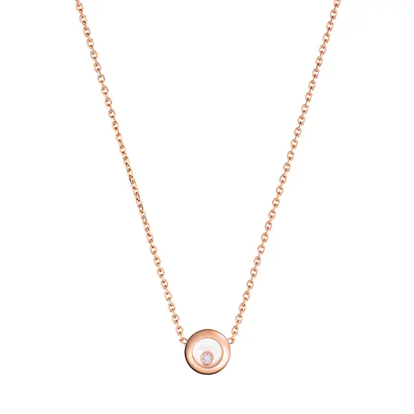 Zlatý Náhrdelník Chopard Happy Diamonds 81A017-5001