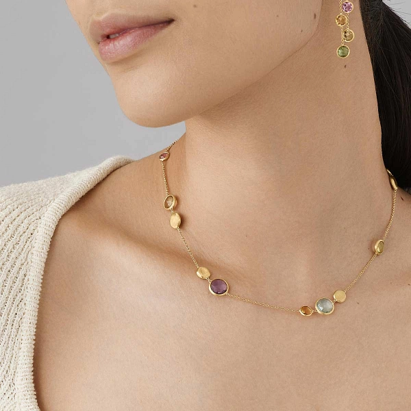 Gold Necklace Marco Bicego Jaipur CB1485 MIX01 Y 02