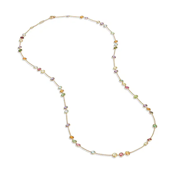 Zlatý náhrdelník Marco Bicego Jaipur s polodrahokamy CB1309-MIX01-Y