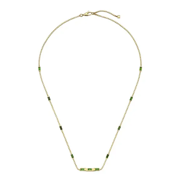 Gold Gucci Link to Love Necklace YBB70239400200U