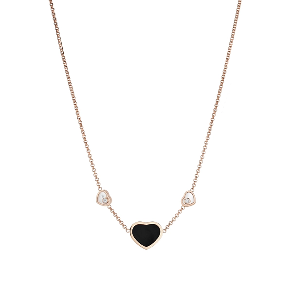 Gold Chopard Happy Hearts Necklace 81A082-5201