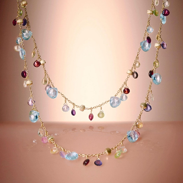 Gold Necklace Marco Bicego Paradise CB2585 MIX01T Y