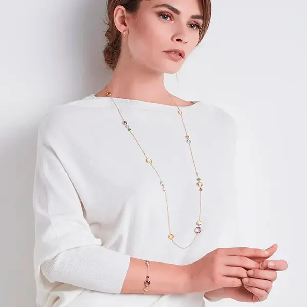 Zlatý Náhrdelník Marco Bicego Jaipur CB1401 MIX01 Y