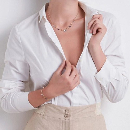 Zlatý Náhrdelník Marco Bicego Paradise CB1260 MIX240 Y