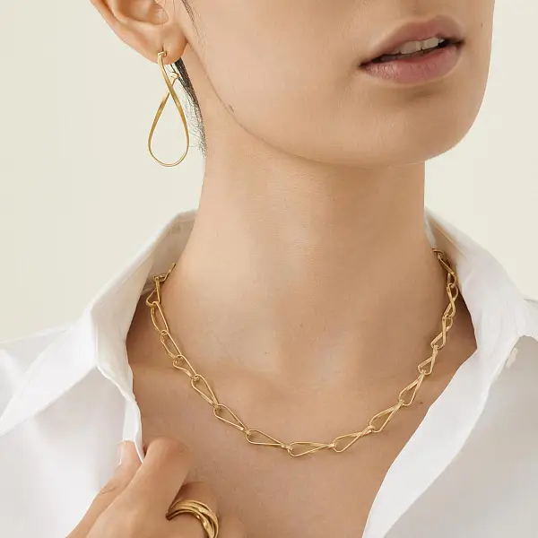 Zlatý Náhrdelník Marco Bicego Marrakech Onde CG842 Y