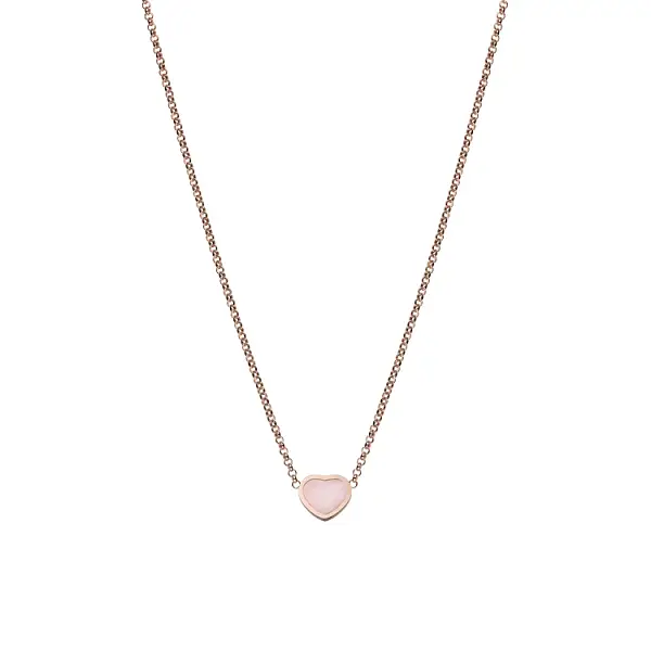 Zlatý Náhrdelník Chopard Happy Hearts 81A086-5620