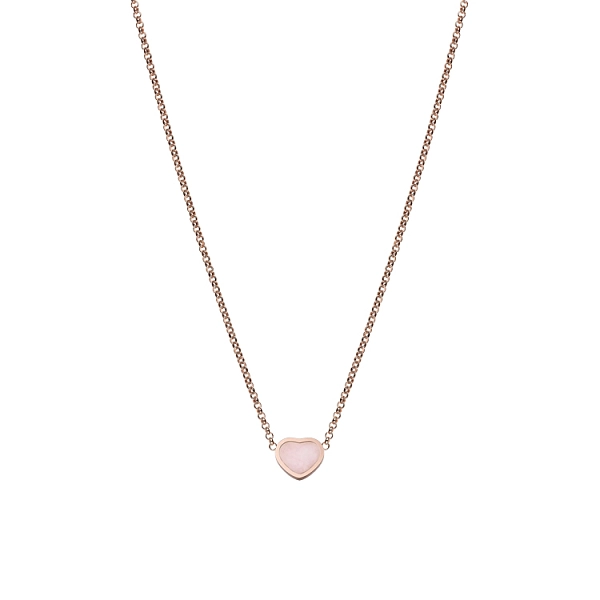 Zlatý Náhrdelník Chopard Happy Hearts 81A086-5620