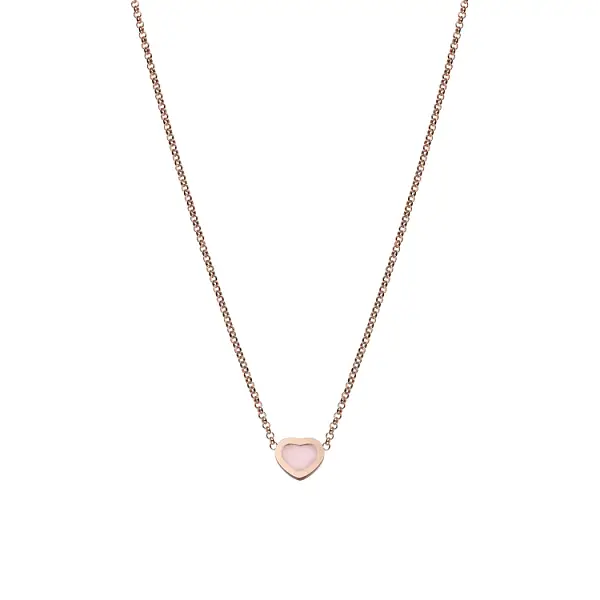Zlatý Náhrdelník Chopard Happy Hearts 81A086-5620