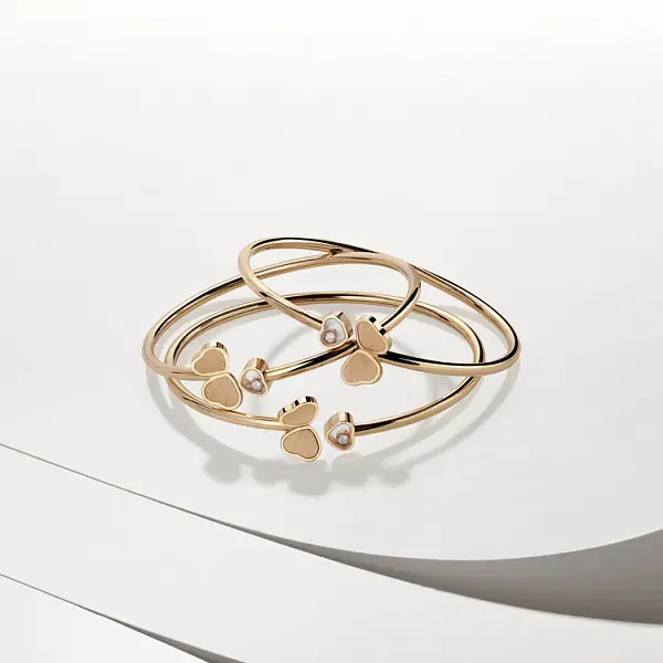 Zlatý Náramek Chopard Happy Hearts 85A083-5702