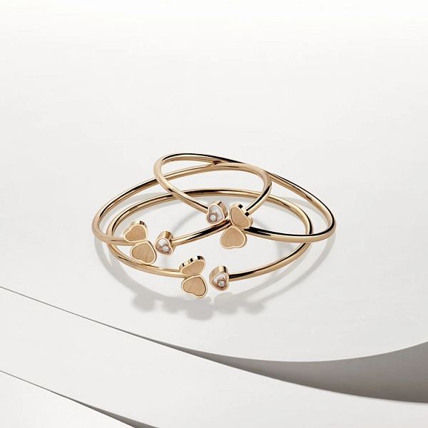 Zlatý Náramek Chopard Happy Hearts 85A083-5702