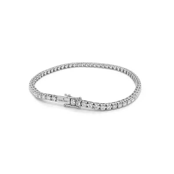 Zlatý Tennis Náramek s Diamanty