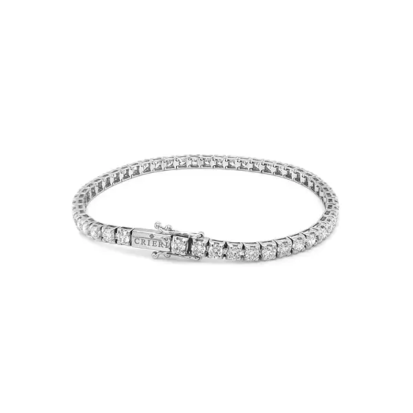 Zlatý Tennis Náramek s Diamanty