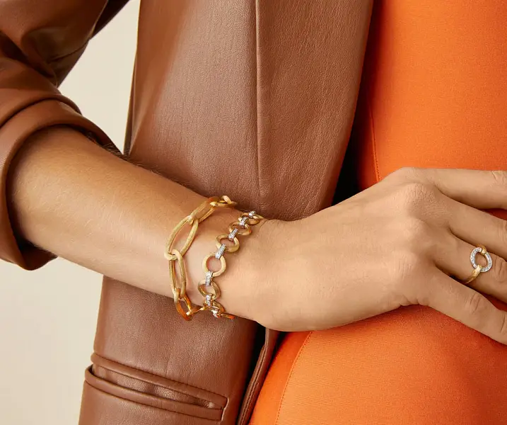 Zlatý Náramek Marco Bicego Jaipur Link BB2666 Y