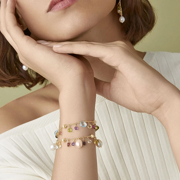 Gold Bracelet Marco Bicego Paradise BB2584 MIX01T Y